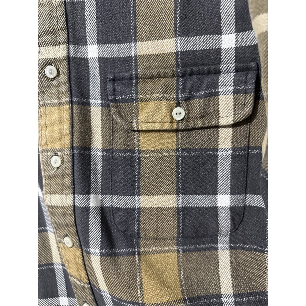 Vintage‎ Y2K 90s Mens Flannel Shirt Mens Large Grunge Rugged Plaid WORN IN Heavy